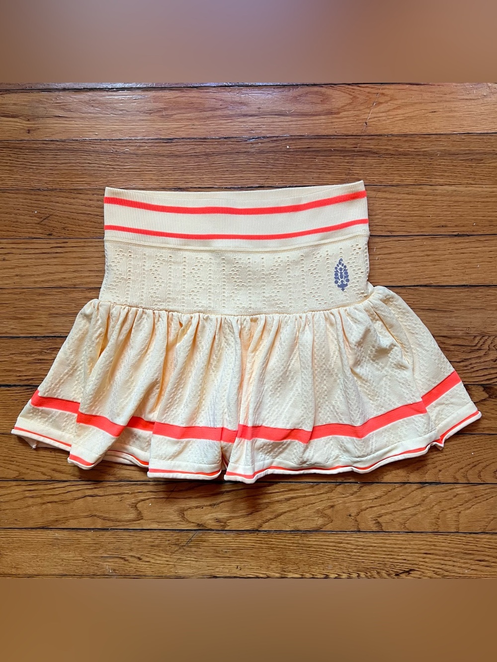 free people movement yellow advantage skort